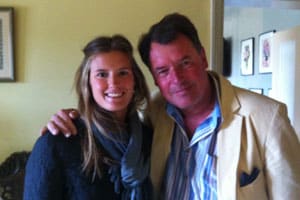 Zara and her father Trelawney Dampney, managing director of ECO Sustainable Solutions